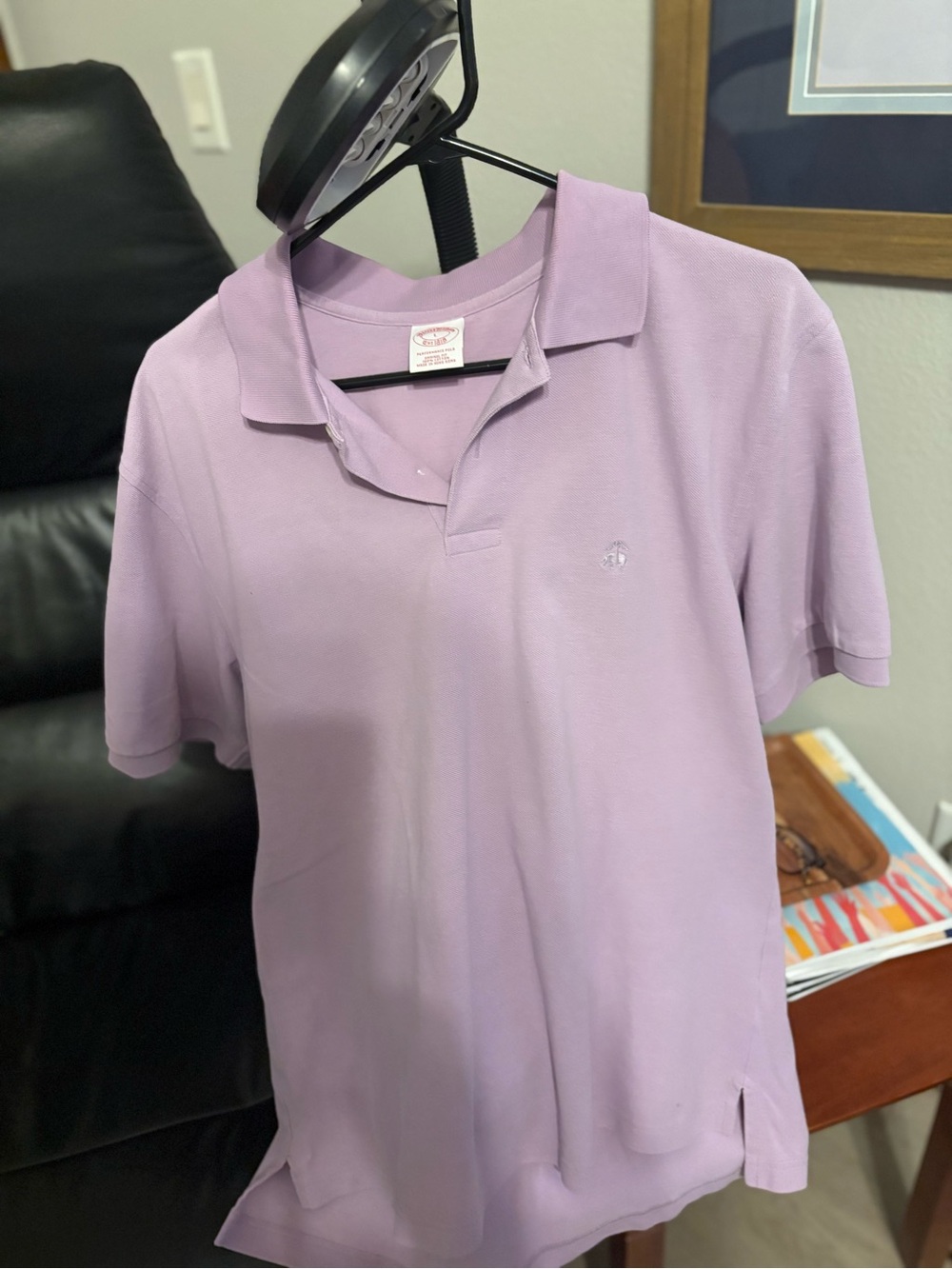 Brooks Brothers Lavender Performance Polo